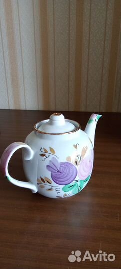 Чайник заварочный фарфоровый