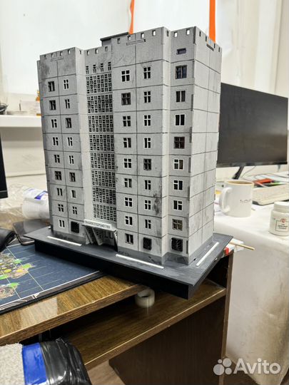 Ночник панельный дом