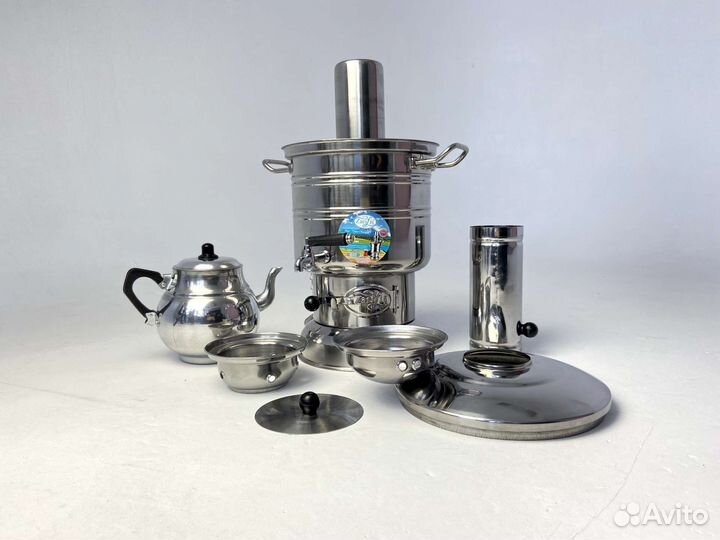Самовар на углях разных объемов