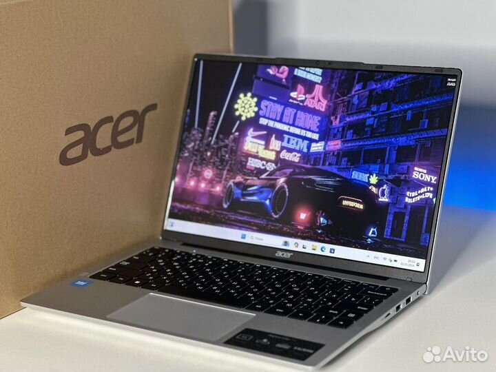 Новый ноутбук Acer 4 ядра IPS матрица DDR5 8G