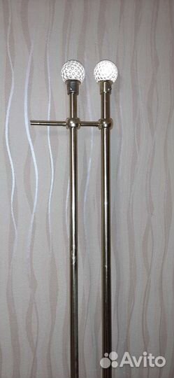 Гардина для штор настенная двухрядная