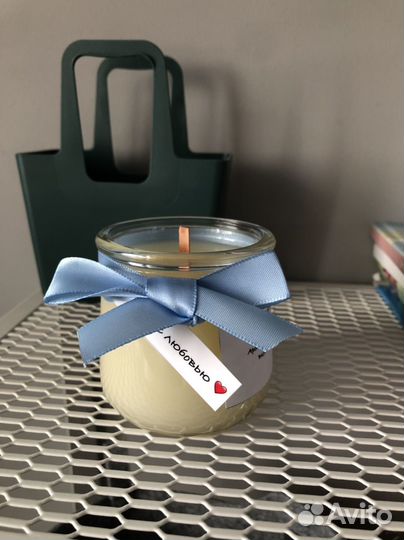 Ароматическая свеча ручной работы