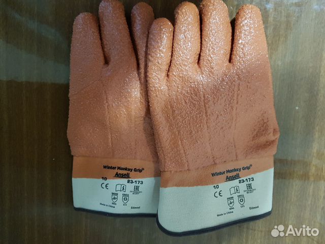 Ansell 23-173,перчатки зимнии, для спец. работ,нов