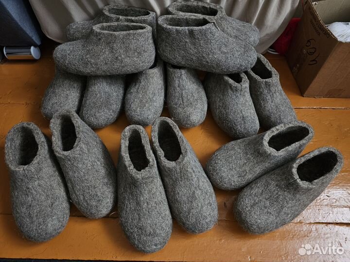 Тапочки из натуральной шерсти