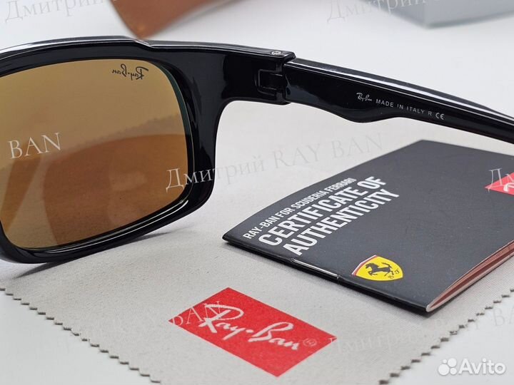 Очки Ray Ban 4364 Ferrari Blue Mirror