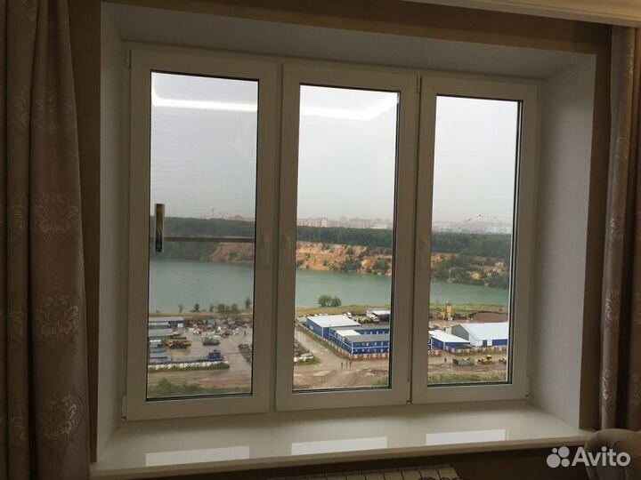 Окна пластиковые, остекление