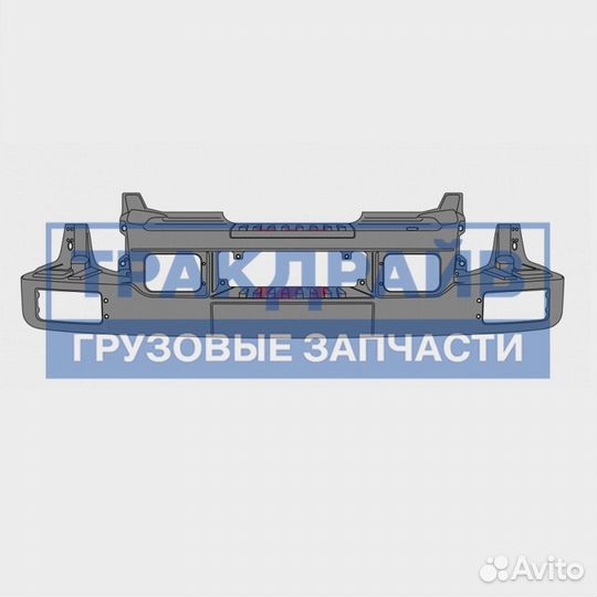 Бампер Рено Мидлум армированный пластик SMC