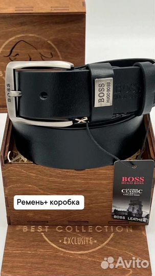 Кожаный ремень Hugo boss 0412