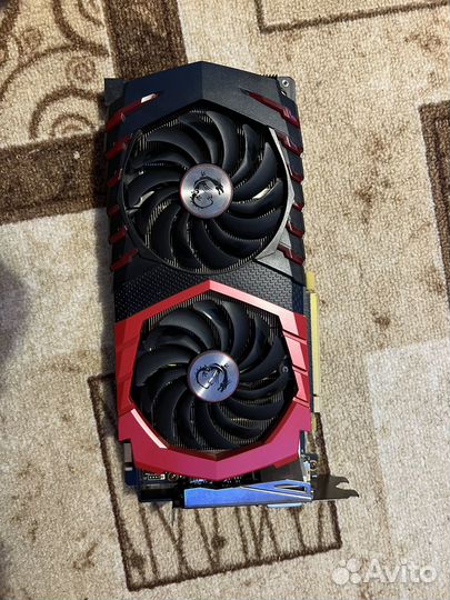 Видеокарта MSI GTX 1080 8gb gaming X