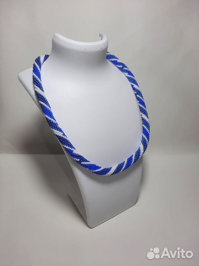 Колье жгут из бисера