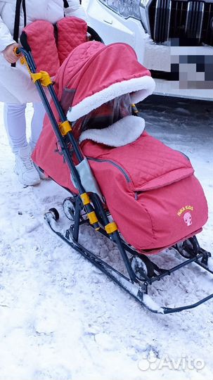 Детские санки коляска Ника Кидс