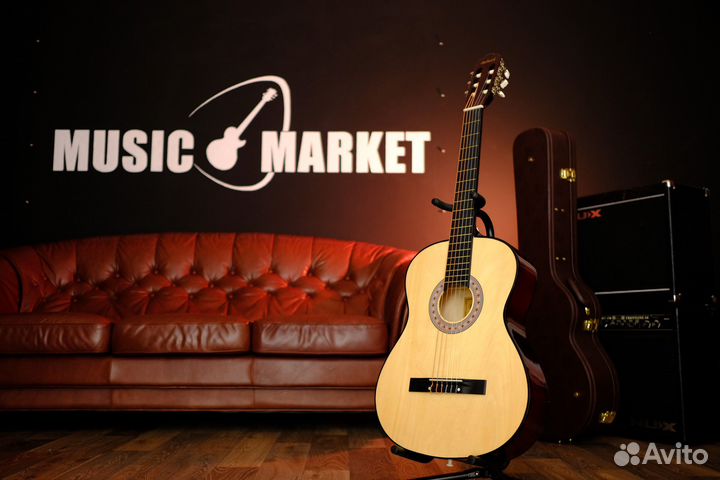 Классическая гитара 4/4 (Комплект)