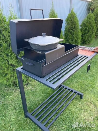 Мангал в стиле лофт