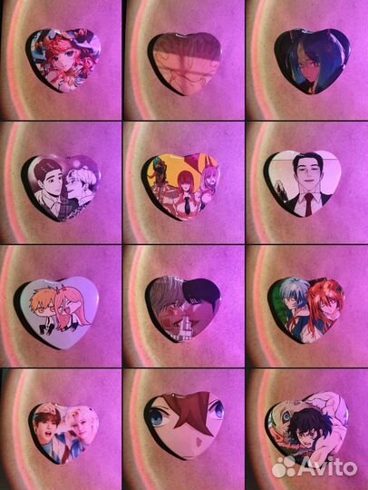 Значки с аниме