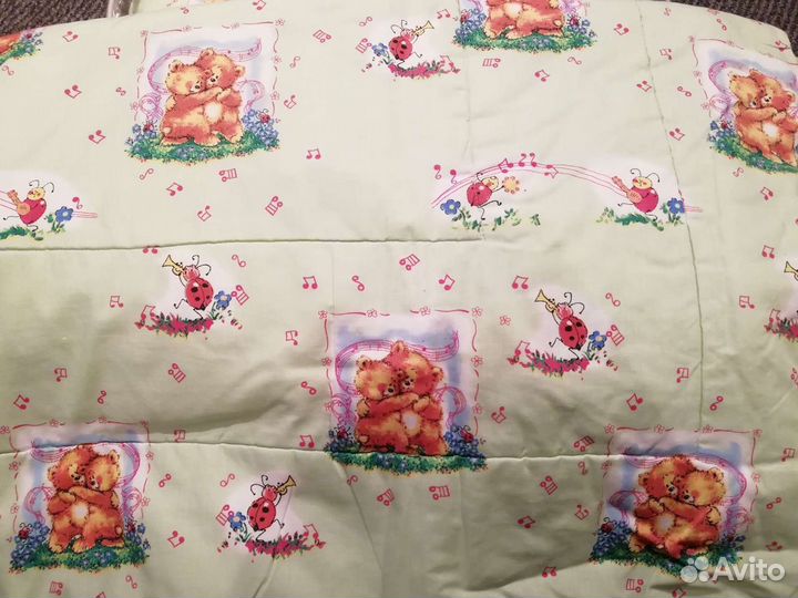 Бортик в кроватку + Балдахин, одеяло, подушка