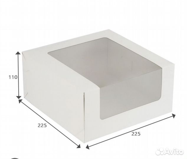 Коробка, упаковка для торта, десерта