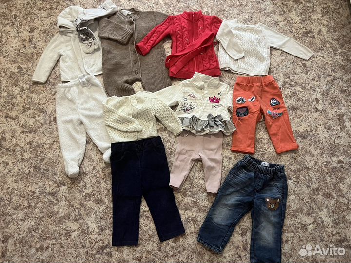 Пакет везей для девочки 68-80 размер