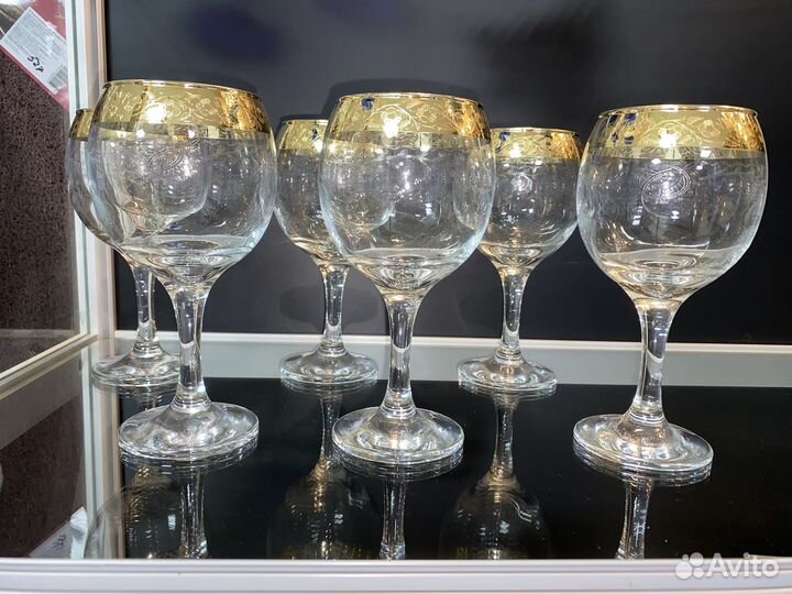 Бокалы вино Гусь-Хрустальный