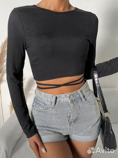 Топ с завязками y2k