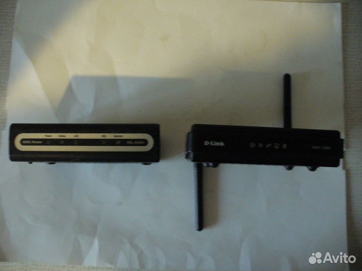 Роутеры D-Link-2500U и D-Link-1360 б/у на запчасти