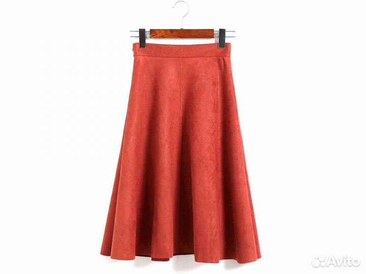 Юбка замшевая 44-46 новая