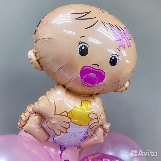 Гелиевые шары на выписку. Выписка из роддома