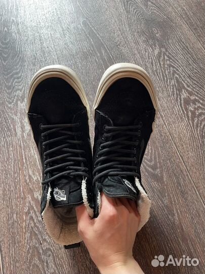 Зимние кеды Vans женские 38