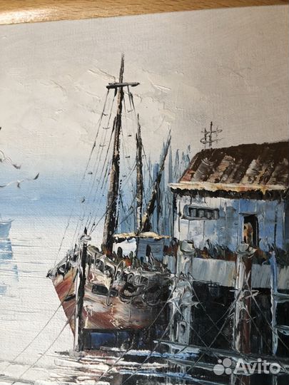 Картина масло холст 33/28см