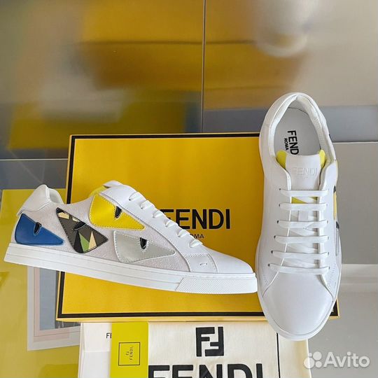 Кеды кроссовки fendi премиум оптом