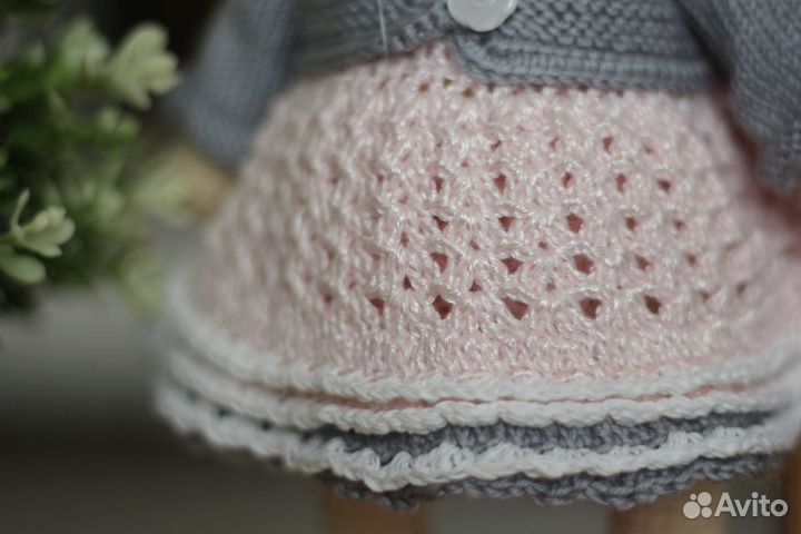 Игрушка ручной работы кошечка