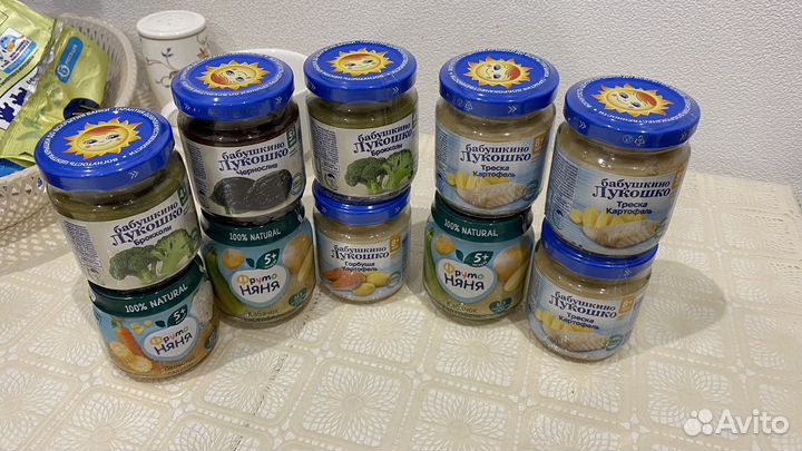 Детское питание пюре