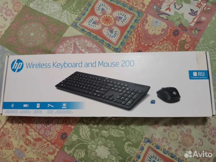 Беспроводная клавиатура с мышью HP