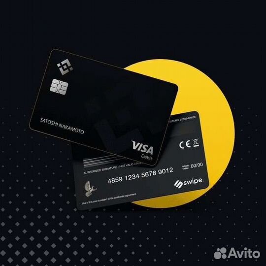 Карта иностранного банка Binance Card Visa