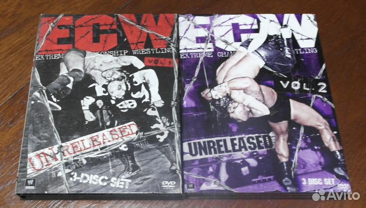 Коллекционные DVD диски с рестлингом от WWE