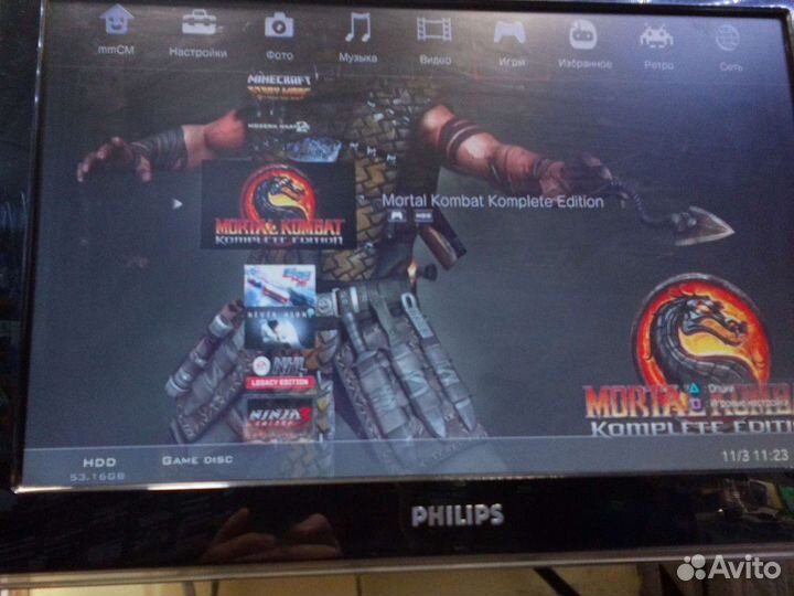 PS3 супер слим прошитая более 130 игр