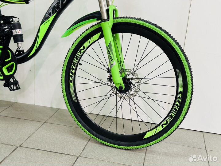 Велосипед 26 колеса Green Damper 2023