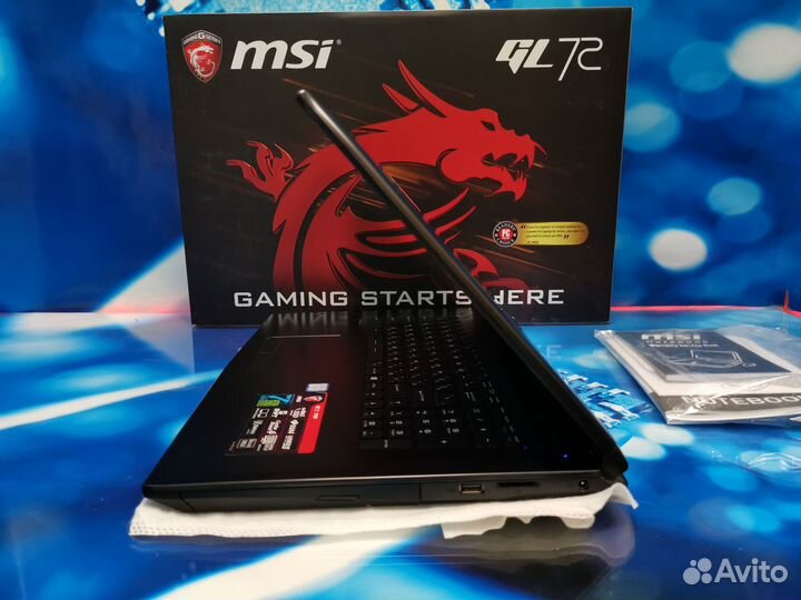 Игровой ноутбук на i5 7300HQ/1050/ 17.3