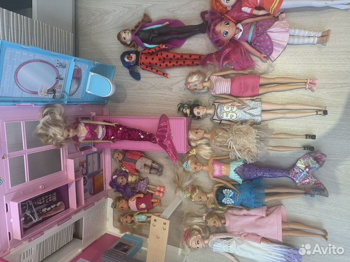 Куклы барби barbie с домиком