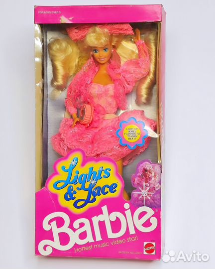 Lights and Lace Barbie Blonde 1990