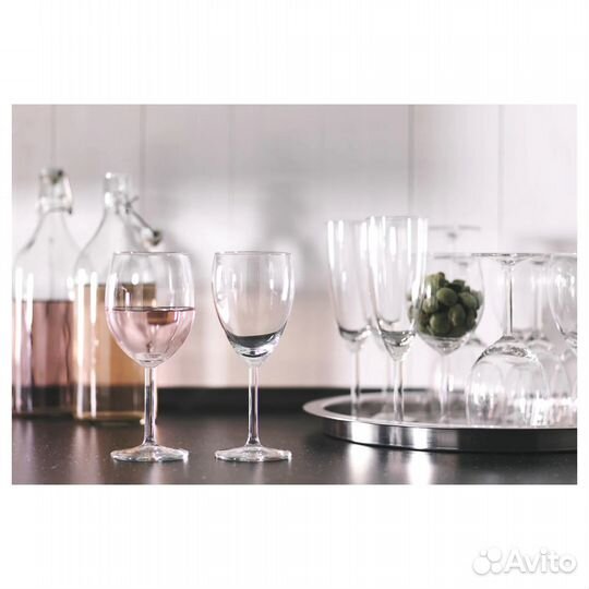 Бокал для шампанского IKEA Свальк 6 штук новые