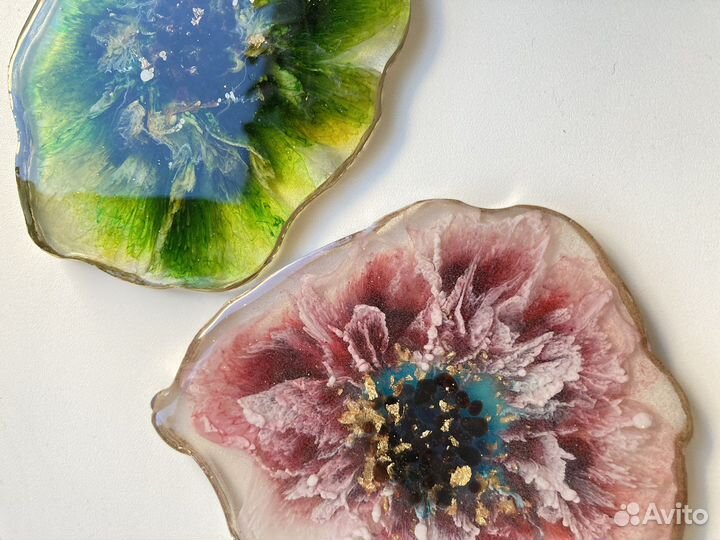 Подстаканники из эпоксидной смолы