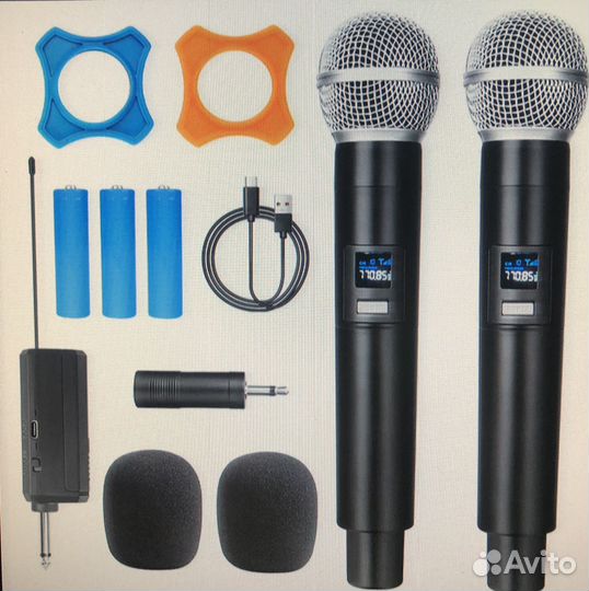 Радиомикрофон вокальный двойной