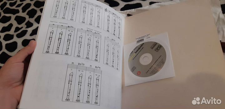 Блок флейта Hohner и учебное пособие с диском