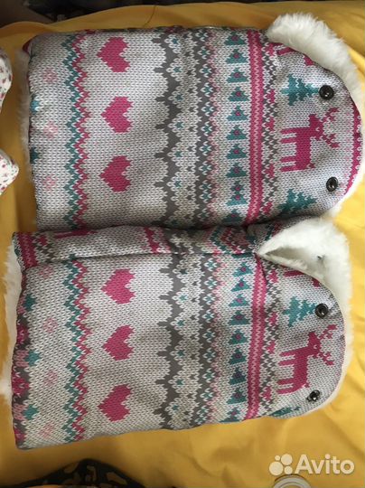 Варежки для коляски/ для санок