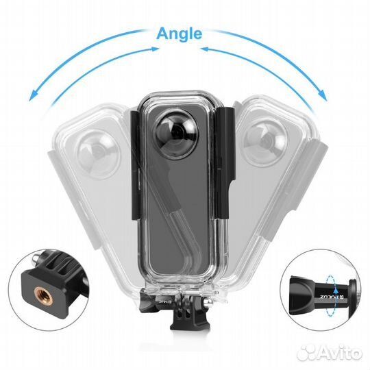 Аквабокс Puluz для экшн камеры Insta360 X3