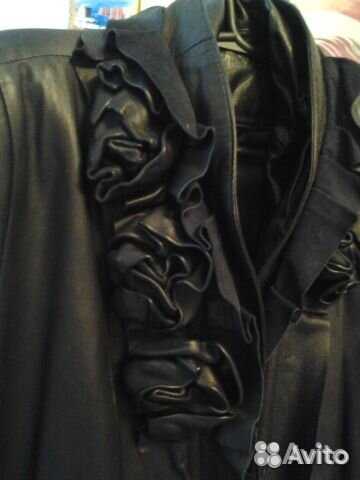 Кожаный плащ