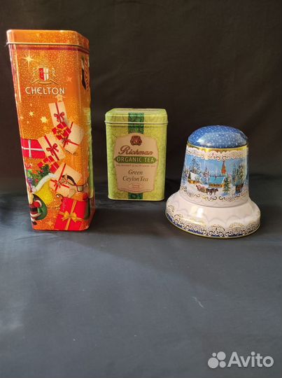 Жестяная банка от чая