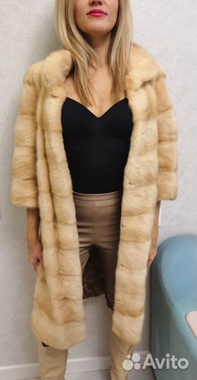 Шуба норка 100 см