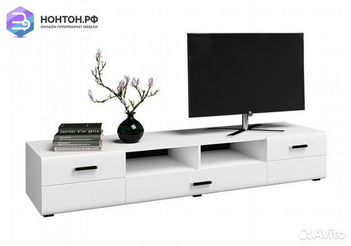 Тв-тумба Нэнси New белый глянец