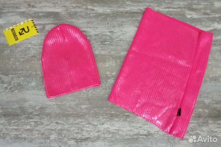 Комплекты для девочки шапка и снуд